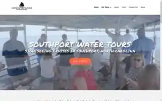 Southportwatertours.com Screenshot 2024-04-19 12:43:18
