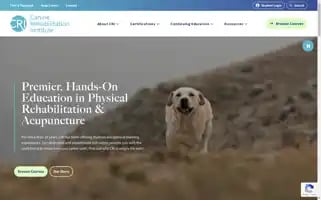 Caninerehabinstitute.com Screenshot 2024-07-02 00:58:13