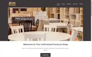Unfinishedfurniturecharlotte.com Screenshot 2024-05-16 22:43:15