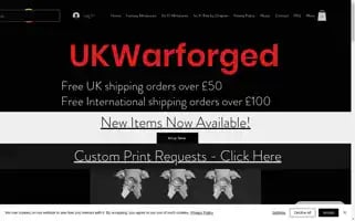 Ukwarforged.co.uk Screenshot 2024-04-27 14:45:05