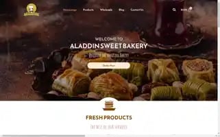 Aladdinsweetbakery.com Screenshot 2024-04-27 14:40:32