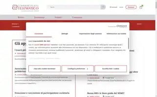 Commercialistatelematico.com Screenshot 2024-07-09 22:49:50