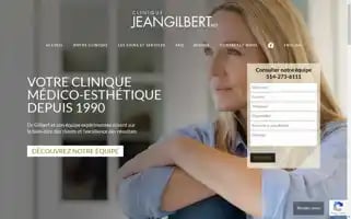 Cliniquejeangilbert.com Screenshot 2024-07-09 07:27:38