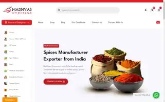 Madhvasoverseas.com Screenshot 2024-05-26 07:42:36