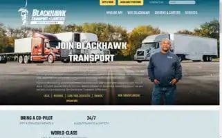 Blackhawktransport.com Screenshot 2024-06-19 00:11:24