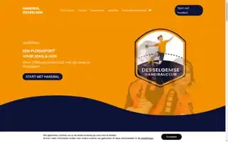 Handbaldesselgem.be Screenshot 2024-05-21 21:09:33