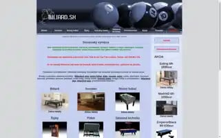 Biliard.sk Screenshot 2024-06-15 17:41:00