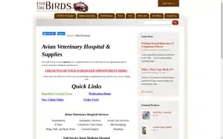 Forthebirdsdvm.com Screenshot 2024-05-05 00:31:32