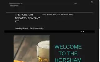 Horshambrewerycompany.com Screenshot 2024-06-17 11:47:14