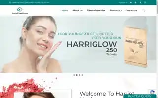 Harriethealthcare.com Screenshot 2024-05-23 14:24:01