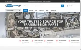 Transpartswarehouse.com Screenshot 2024-05-14 14:57:38