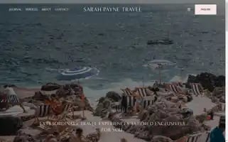 Sarahpaynetravel.com Screenshot 2024-04-25 17:40:54