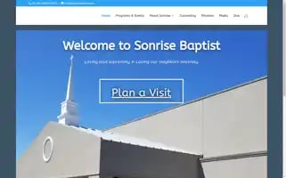 Sonrisebaptist.com Screenshot 2024-07-01 05:20:39