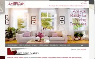 Americancustomdrapes.com Screenshot 2024-06-11 22:26:58