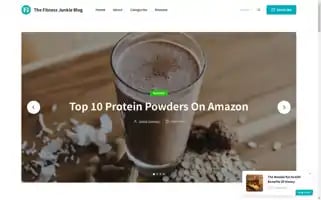 Thefitnessjunkieblog.com Screenshot 2024-05-14 08:49:07