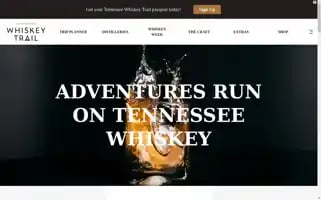 Tnwhiskeytrail.com Screenshot 2024-05-14 13:14:40