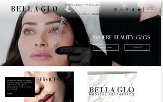 Bellagloaesthetics.com Screenshot 2024-07-05 16:37:08