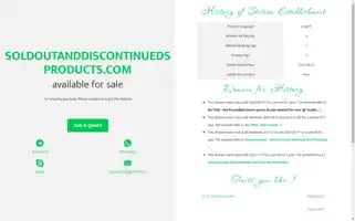 Soldoutanddiscontinuedsproducts.com Screenshot 2024-05-14 00:15:39