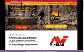 Okjohnmetaldetectors.com Screenshot 2024-05-22 20:11:08