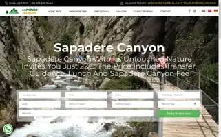 Sapaderecanyontour.com Screenshot 2024-04-23 07:05:24