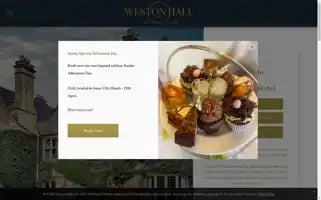 Westonhallhotel.co.uk Screenshot 2024-04-17 15:51:39