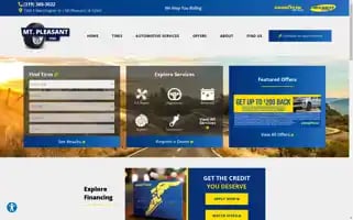 Mtpleasanttires.com Screenshot 2024-05-13 00:55:33