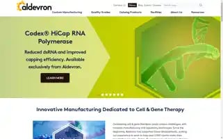 Aldevron.com Screenshot 2024-07-05 14:03:20