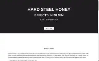 Hardsteelhoney.com Screenshot 2024-06-26 16:26:05