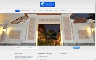 Aquariusbeachhotel.com Screenshot 2024-04-17 01:59:01