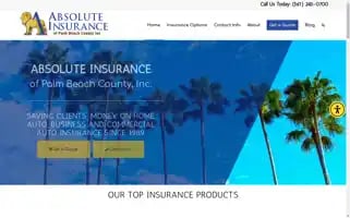 Absoluteinsurancepbc.com Screenshot 2024-05-08 09:39:03