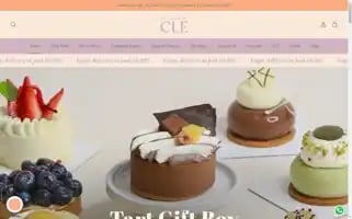 Patisserie-cle.com Screenshot 2024-06-12 14:46:43