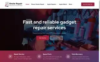 Onsiterepair.au Screenshot 2024-07-10 01:05:35