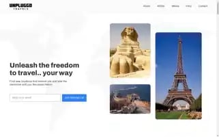 Unpluggdtravel.co Screenshot 2024-04-15 14:58:53