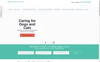 Westcolumbiaanimalclinic.com Screenshot 2024-05-16 23:52:28