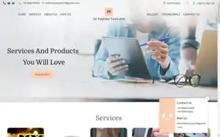 Srikalpakatoursandtravels.com Screenshot 2024-04-22 10:41:21