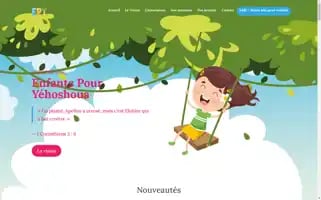 Enfantspouryehoshoua.org Screenshot 2024-07-10 02:05:12