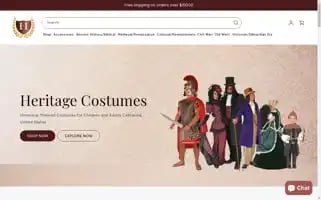 Heritagecostumes.com Screenshot 2024-05-10 01:37:07