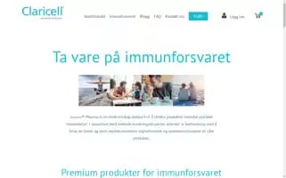 Claricell.no Screenshot 2024-06-15 21:50:04