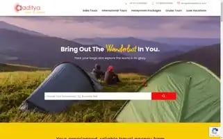 Aadityatours.com Screenshot 2024-04-26 06:52:11