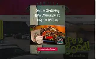 Tequilawilliesgrille.com Screenshot 2024-07-06 05:35:17