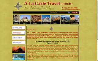 Alacartetravelandtours.com Screenshot 2024-04-14 08:14:38