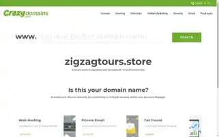 Zigzagtours.store Screenshot 2024-04-15 06:54:06