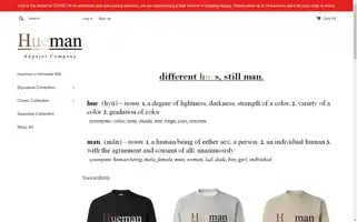 Huemanapparelcompany.com Screenshot 2024-06-13 22:41:50