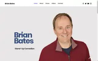 Brianbatescomedy.com Screenshot 2024-06-13 14:50:24