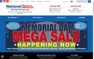 Nationalappliancewarehouse.com Screenshot 2024-05-16 09:25:24