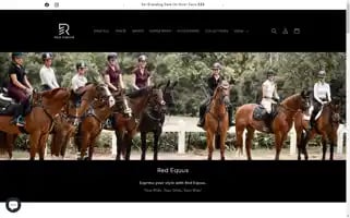 Redequusequestrian.com Screenshot 2024-04-16 21:02:01