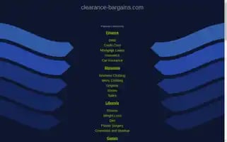 Clearance-bargains.com Screenshot 2024-05-09 03:24:39