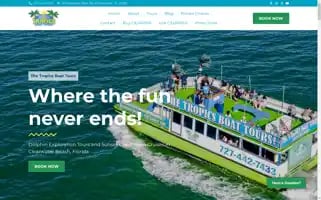 Tropicsboattours.com Screenshot 2024-04-17 17:29:04