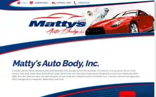 Mattysautobody.com Screenshot 2024-07-06 18:23:16