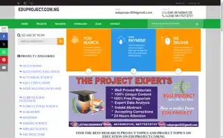 Eduproject.com.ng Screenshot 2024-05-09 13:09:28
